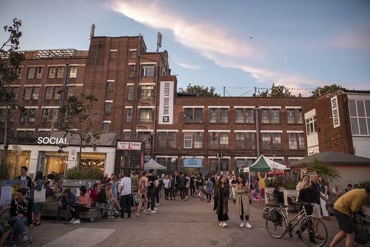 Copeland Park, Peckham - Copeland Park & Bussey Building