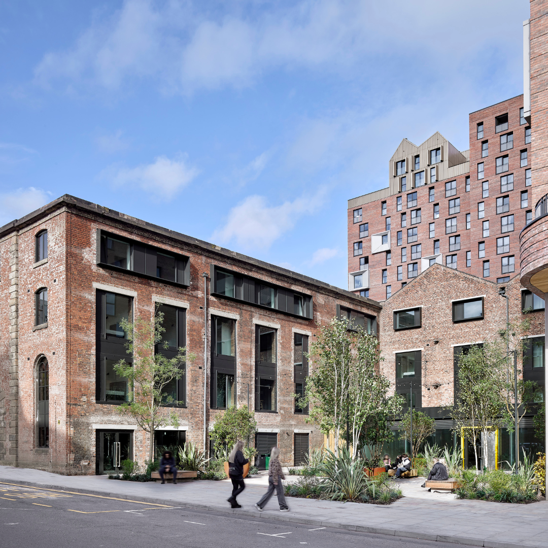 Kampus: Mishull Warehouse and Minto & Turner buildings, Manchester – Capital & Centric with shedkm