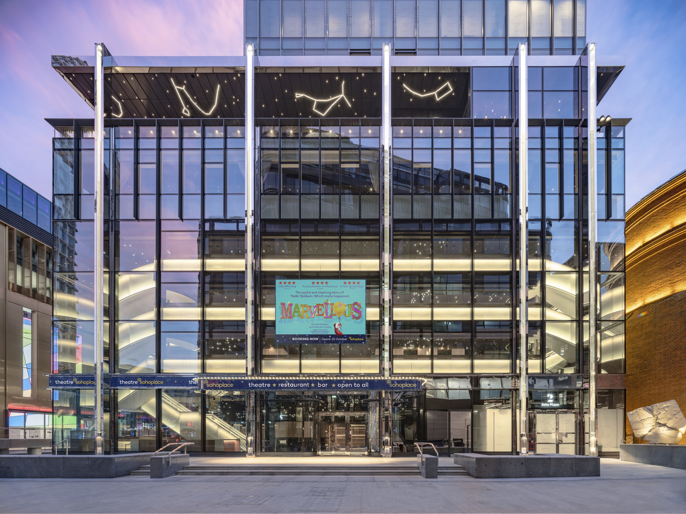 Exterior Theatre, Soho Place. Photo: Timothy Soar