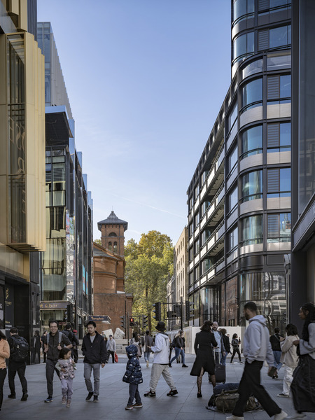 New street, Soho Place. Photo: Timothy Soar