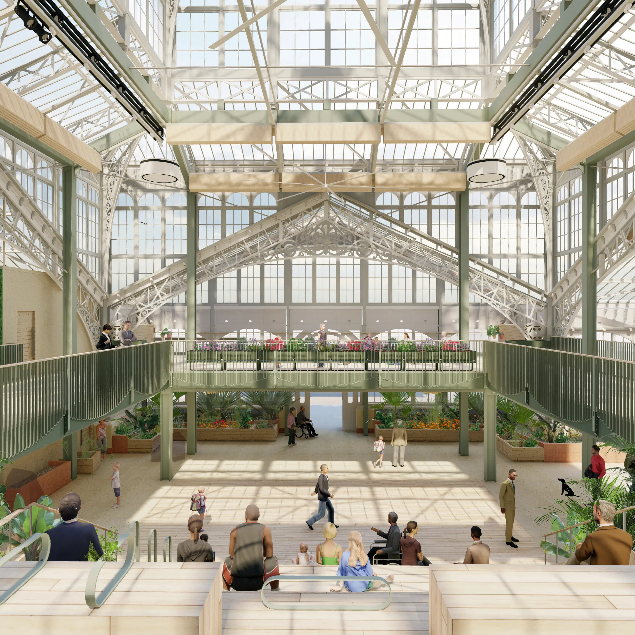 Great Yarmouth Winter Gardens, Great Yarmouth for Great Yarmouth Borough Council with Burrell Foley Fischer, DCA Consultants, The Morton Partnership, Buro Happold, and Coe Design Landscape Architecture