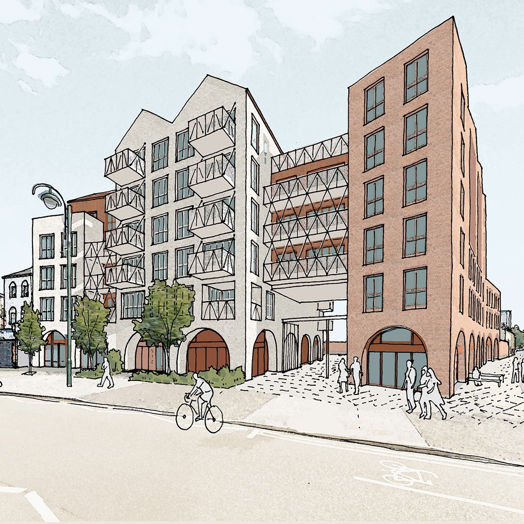 The Arches Leytonstone, London Borough of Waltham Forest for Forte Green Ltd with ADD, BD Landscape and Kronen