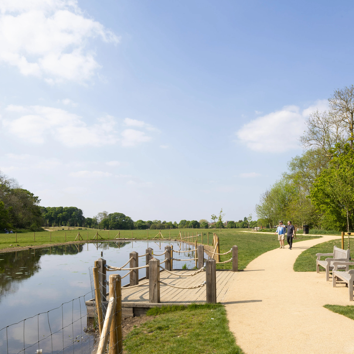 Beckenham Place Park East, London Borough of Lewisham for London Borough of Lewisham with BDP, Metis, ADAS, Ian Farmer Associates and T Loughman & Co Ltd