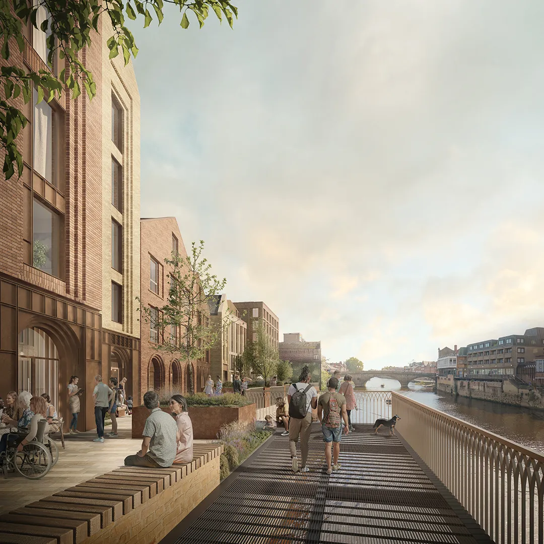 Coney Street Riverside, York for Helmsley Group with brown & company, O'Neill Planning Associates, Gillespies and Montagu Evans