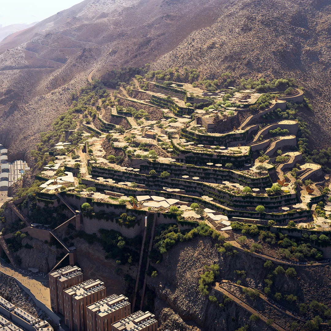 Jabal Thabeer, Makkah, Saudi Arabia for Kidana with Gillespies, PUD Consultants, Systematica and Studio 4215