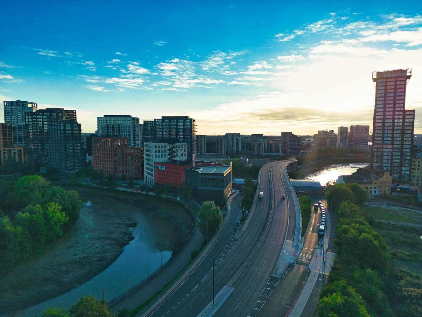 Lower Lea Crossing, London Borough of Newham for Transport for London and the London Borough of Newham with Project Centre and TKJV as Principal Contractor