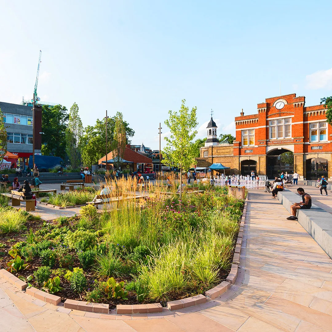 Woolwich Town Centre, Royal Borough of Greenwich for Royal Borough of Greenwich with LDA Design, Studio Weave, Gort Scott, Michael Grubb Studio, ECF and Civic