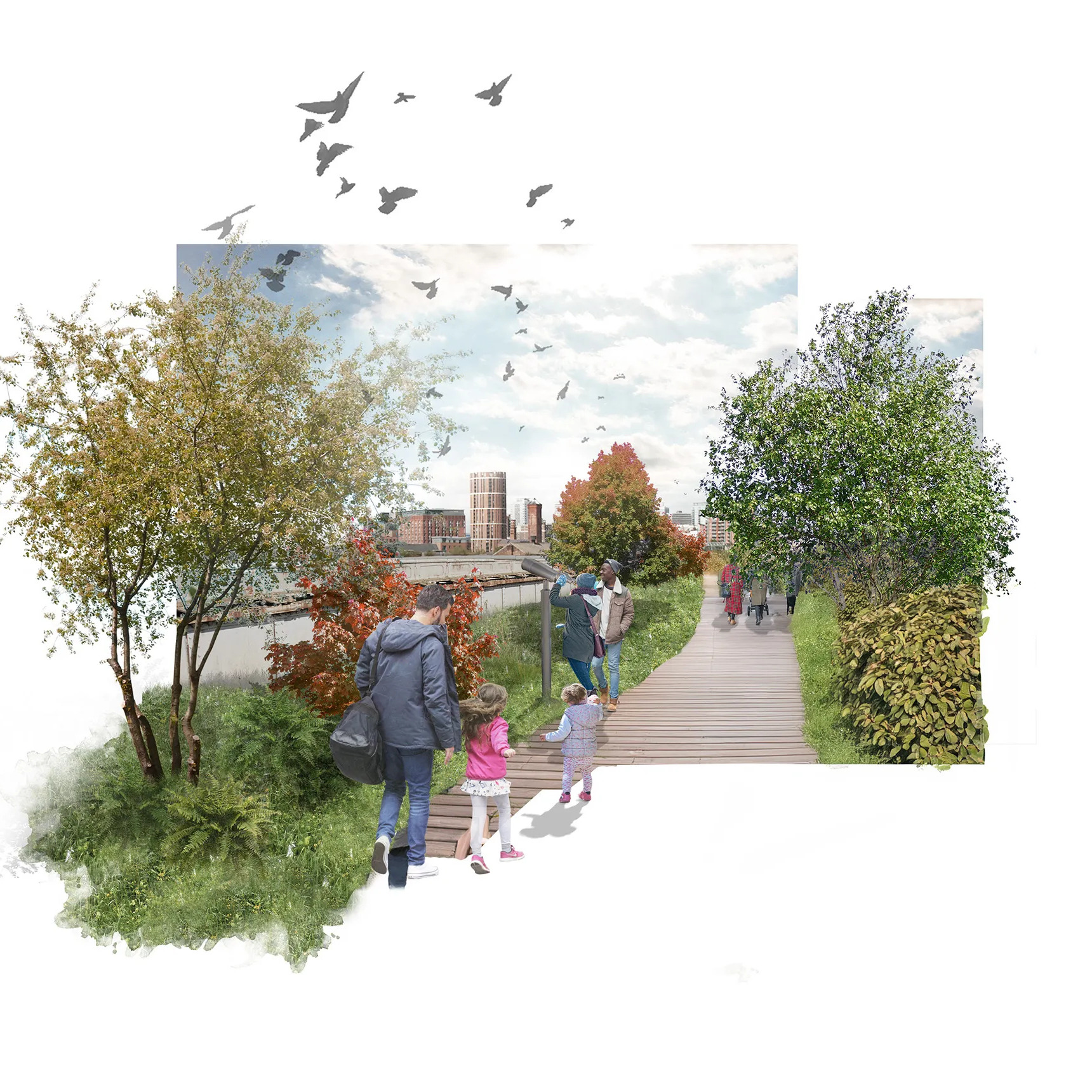 Holbeck Viaduct Project, Leeds for Holbeck Viaduct Project CIC and CEG/RPG with Urban Wilderness, Edward Architects, Buro Happold, Network Rail, Railway Heritage Trust and McLaren Group